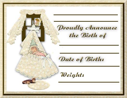 birth announcement (34684 bytes)